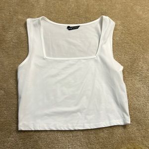 SHEIN white Crop tank